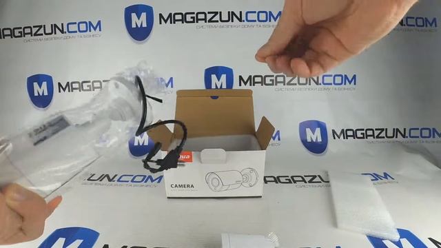 Распаковка HD-CVI камеры наблюдения Dahua DH-HAC-HFW1220SLP (3.6 мм) смотреть онлайн