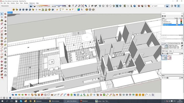 Курс SketchUp - 3 занятие