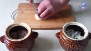 Куриное филе с овощами в горшочках! Жаркое из курицы с овощами в горшочках! ВКУСНЯШКА