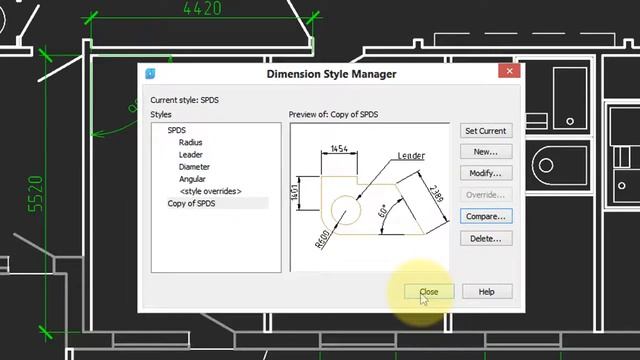 How to work with dimensions styles in nanoCAD смотреть онлайн
