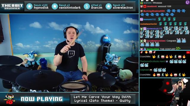 Let Me Carve Your Way - Zato-1's Theme From Guilty Gear Strive On Drums! смотреть онлайн