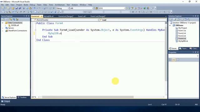 Creating class for Database Handling in Vb.Net смотреть онлайн