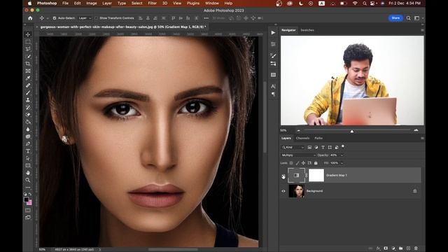 How to get Amazing Rich Skin Tone in Photoshop - Easy Trick смотреть онлайн