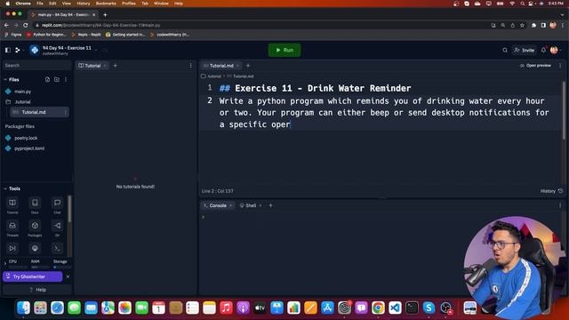 Exercise 11 - Drink Water Reminder | Python Tutorial - Day #94 смотреть онлайн