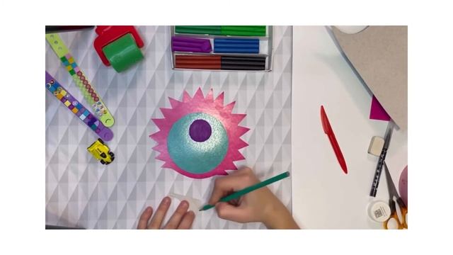 3 урок. Аппликация с лепкой "Ёжик" смотреть онлайн