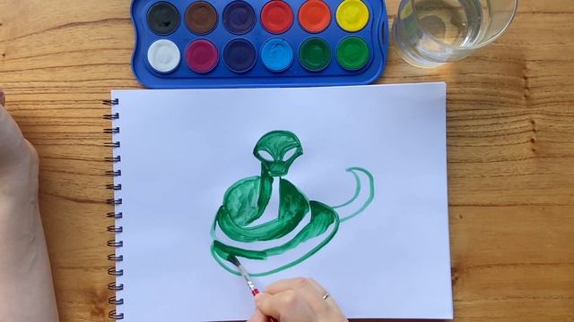 Как нарисовать ЗМЕЮ смотреть онлайн