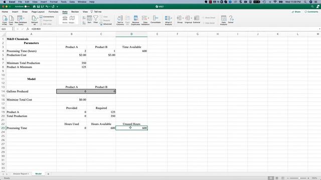 Linear Optimization Models – Minimization Example in Excel смотреть онлайн