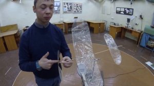 О комнатной авиамодели с резиномотором