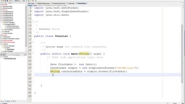 How to Convert Java Date to String Example смотреть онлайн