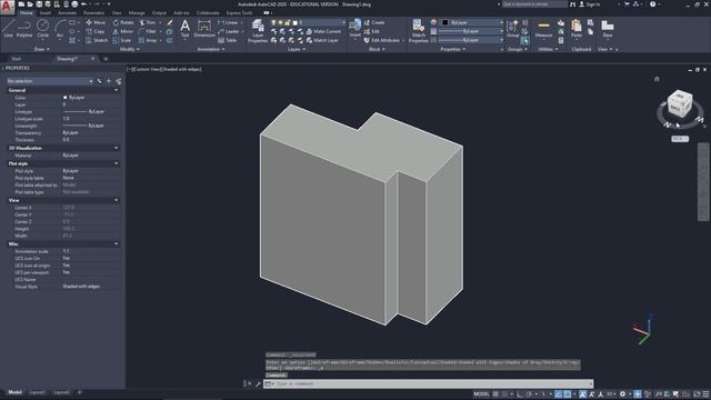 AutoCAD 3D Lesson 1 смотреть онлайн