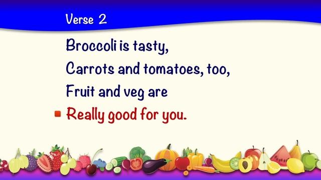 ? No 7 | Assembly songs - Five A Day (healthy eating) - harvest song schools, children, choirs ? смотреть онлайн
