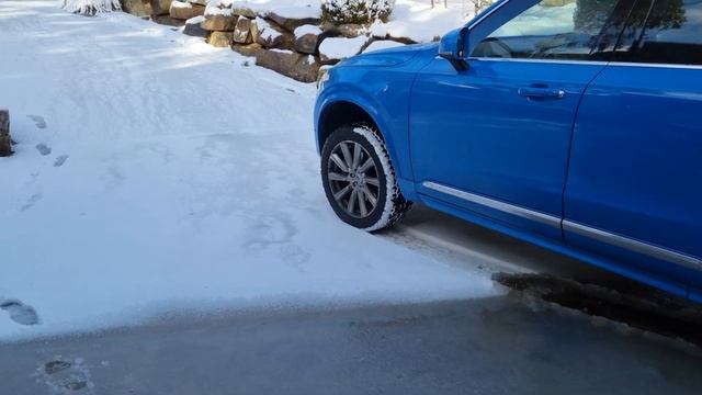 Volvo XC90 D5 Ice Snow Hill climb смотреть онлайн