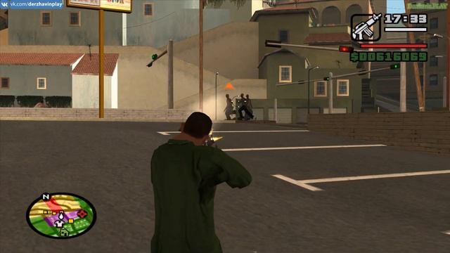 Играем в GTA San Andreas - Захватываем территории: Часть 17 смотреть онлайн