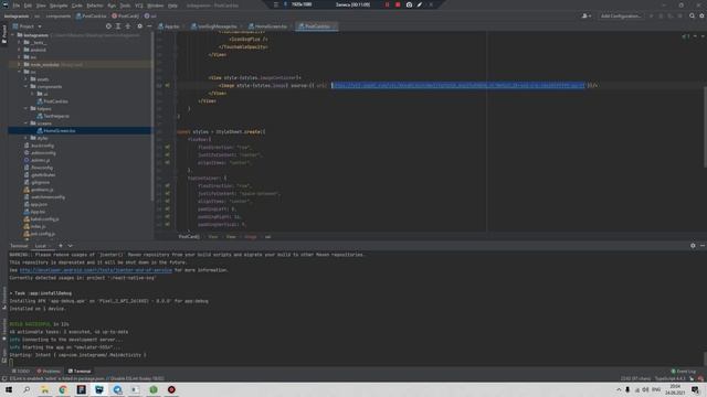 Создание постов instagram на react native, typescript Для новичков, урок 5 смотреть онлайн