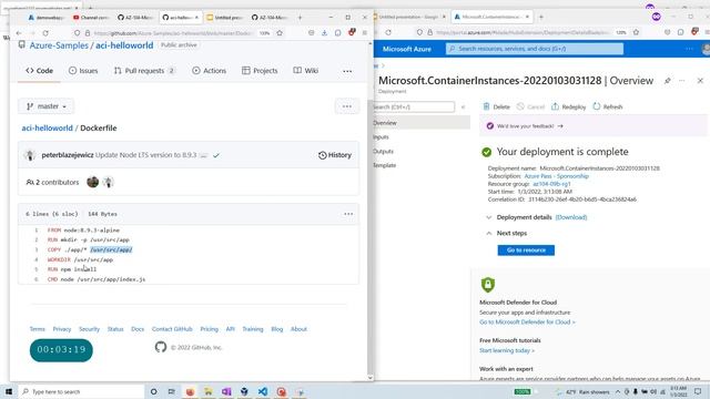 AZ 104 M9b Implement Azure Container Instances Hands on Lab from Github - Azure Administrator Cer смотреть онлайн