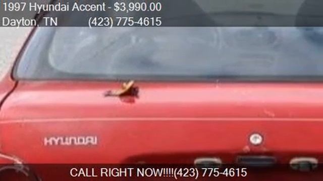 1997 Hyundai Accent L 2dr Hatchback for sale in Dayton, TN 3 смотреть онлайн