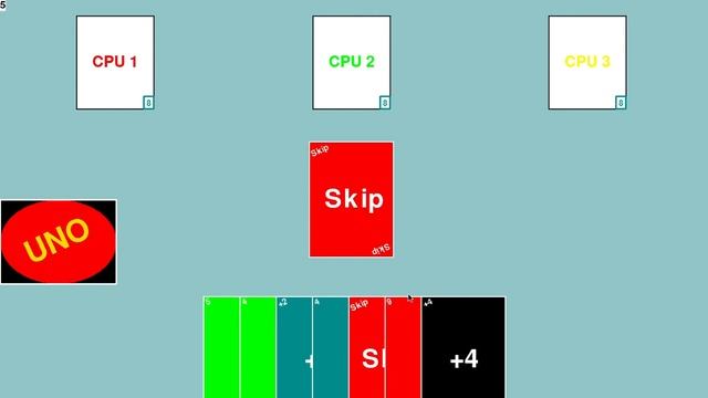 UNO against CPU made using Pygame!! смотреть онлайн