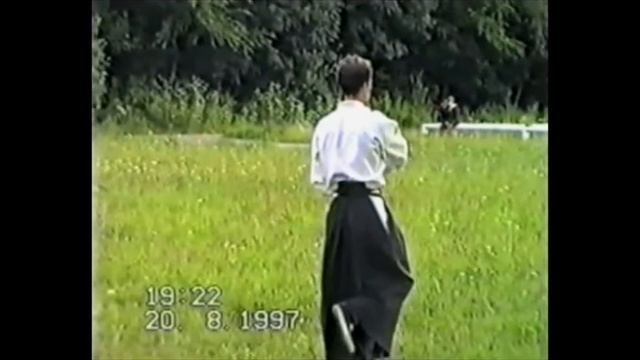 1997 Ставрополь, подготовка к демонстрации айкидо. смотреть онлайн