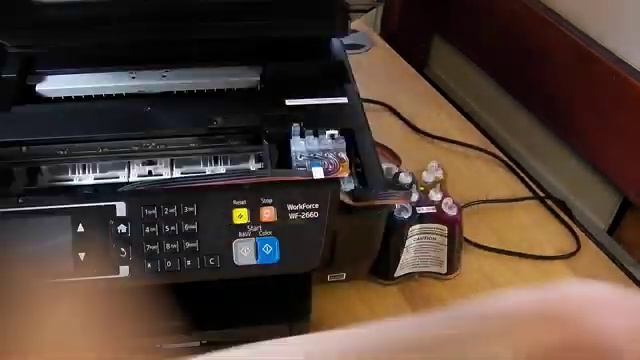Ciss Continuous Ink system for Epson WF-2660 Printer смотреть онлайн