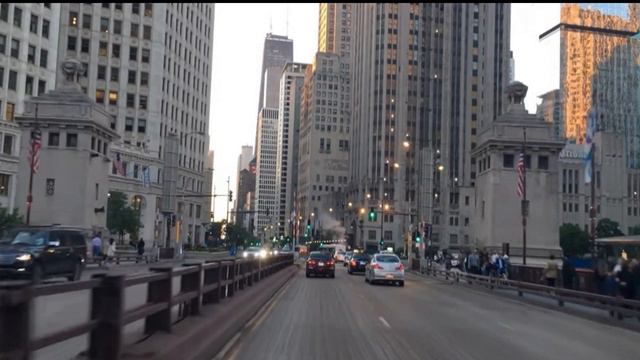 Chicago 4K |  Night Drive |  Driving Downtown USA
