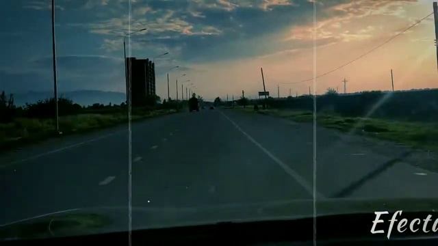 Заход солнца в городе Душанбе (Таджикистан) смотреть онлайн