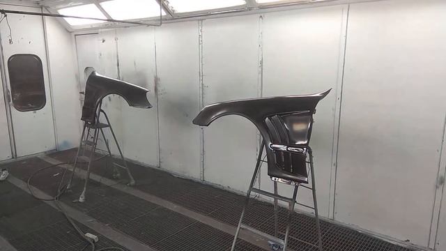 Покраска крыльев W220 Wald