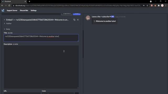 How to: edit an existing webhook & embeds with Discohook ❤️ | Discord tutorial смотреть онлайн