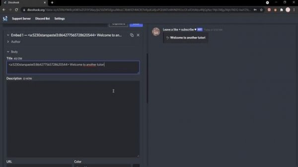 How to: edit an existing webhook & embeds with Discohook ❤️ | Discord tutorial