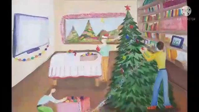 Творческие работы учащихся художественного отделения. Новогодний лес : место чудес! смотреть онлайн