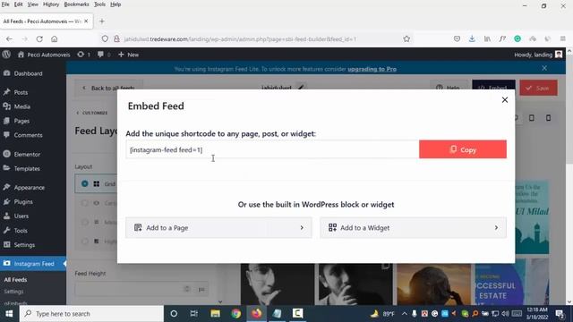 How to Add instagram Feed in your wordpress Website смотреть онлайн