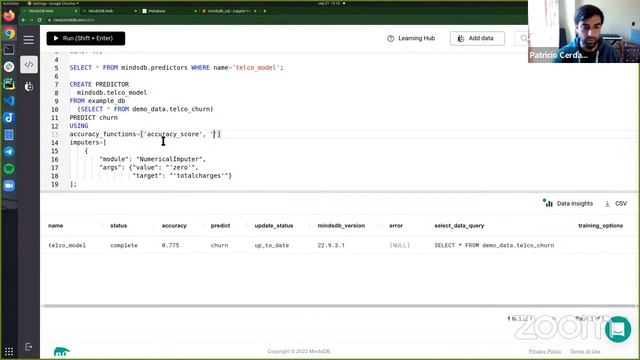 Effective Machine Learning Inside Your Database - Patricio Cerda Mardini смотреть онлайн
