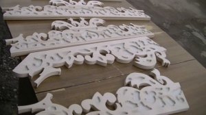 Резные наличники. Покраска.