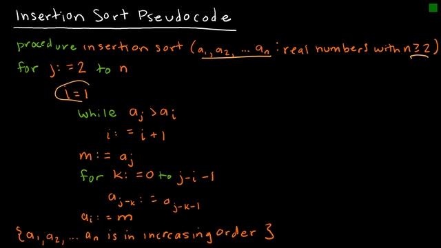 Discrete Math - 3.1.3 Sorting Algorithms смотреть онлайн