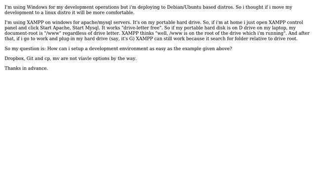 Trying to switch to linux as a PHP developer, can't move my development environment смотреть онлайн