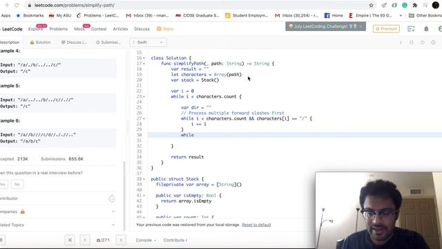 Leetcode Solutions | 71 | Simplify Path смотреть онлайн