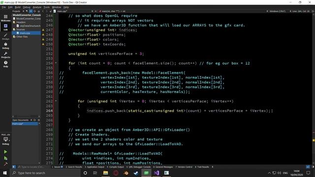 Amberskies 2020 : C++ Qt : Tools For OBJ Models in C++ : Dev 11.01 смотреть онлайн