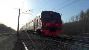 Мощный гудок от ЭД9М-0141 Владимир-Гороховец.