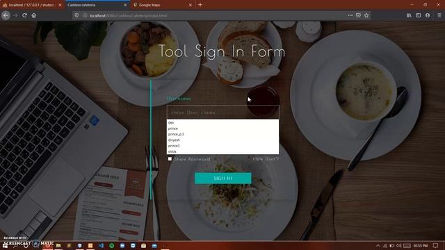 Cashless Cafeteria | Java web application base project смотреть онлайн