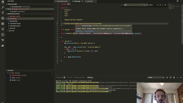 Golang gRPC Basic Service Tutorial смотреть онлайн