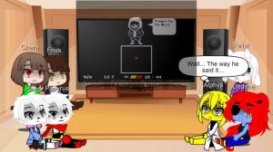 UNDERTALE react to «DustTale: Last Genocide Phase 1 & 2» | Thank you so much for 100 subscibers!