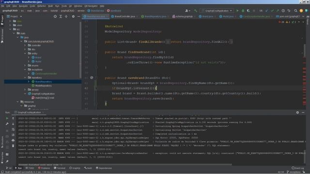 Proyecto Full Stack GraphQL Spring Boot Angular: Capítulo 5: Exception смотреть онлайн