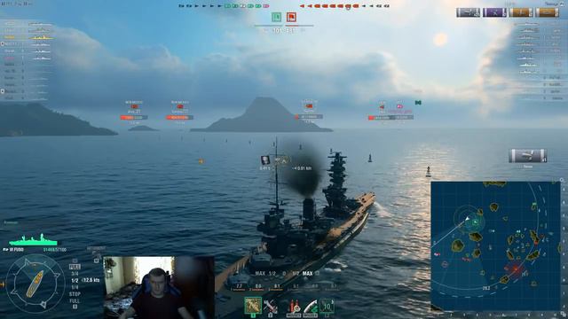 Обзор линкора Фусо! FUSO