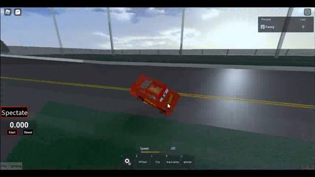 Lightning Mcqueen's Crash from Cars 3 In Roblox смотреть онлайн
