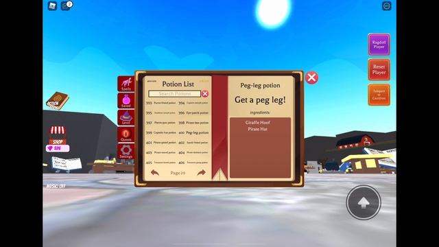ALL PIRATE HAT POTIONS IN WACKY WIZARD ROBLOX - PIRATE UPDATE смотреть онлайн