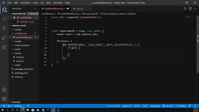 Complete Node.js Authentication with JWT | Part 4 смотреть онлайн