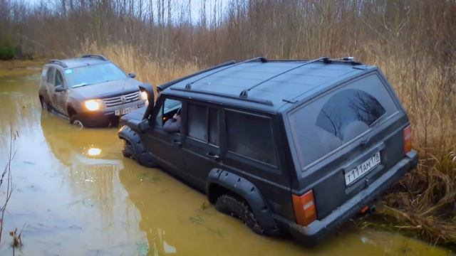День рождения клуба JeepSPB - 2017. Jeep валит, Duster плавает? смотреть онлайн