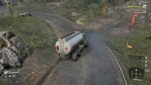 Сломал Мост - Теннесси #7 - SnowRunner 2022 смотреть онлайн