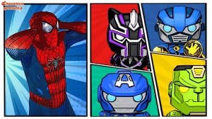 ЧЕЛОВЕК-ПАУК И МЕХА МСТИТЕЛИ FUNKO POP: ЧЁРНАЯ ПАНТЕРА, ДОКТОР СТРЭНДЖ, КАПИТАН АМЕРИКА И ХАЛК!