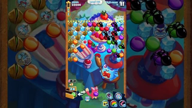 Bubble Mania level 735 - with 3 Stars смотреть онлайн