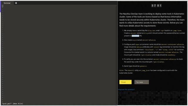 Manage Secrets in Kubernetes KodeKloud Engineer смотреть онлайн